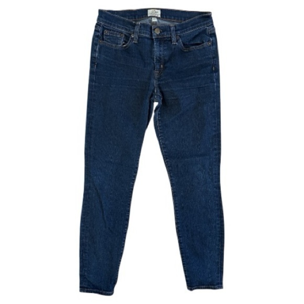 J. Crew Toothpick Skinny Jeans in Dark Wash Size 27